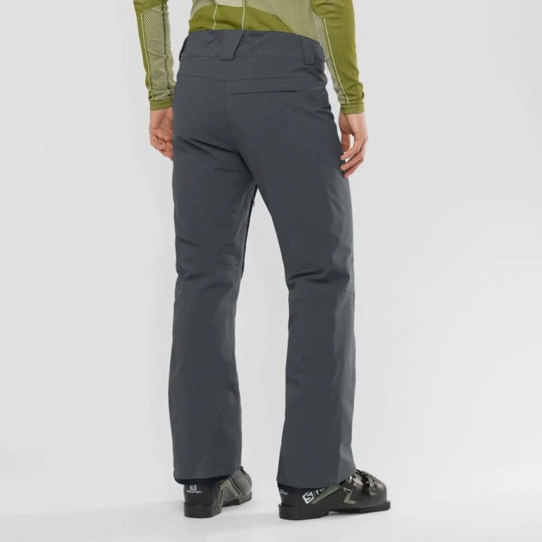 Black Salomon Brilliant Men's Ski Pants | IE PH1936